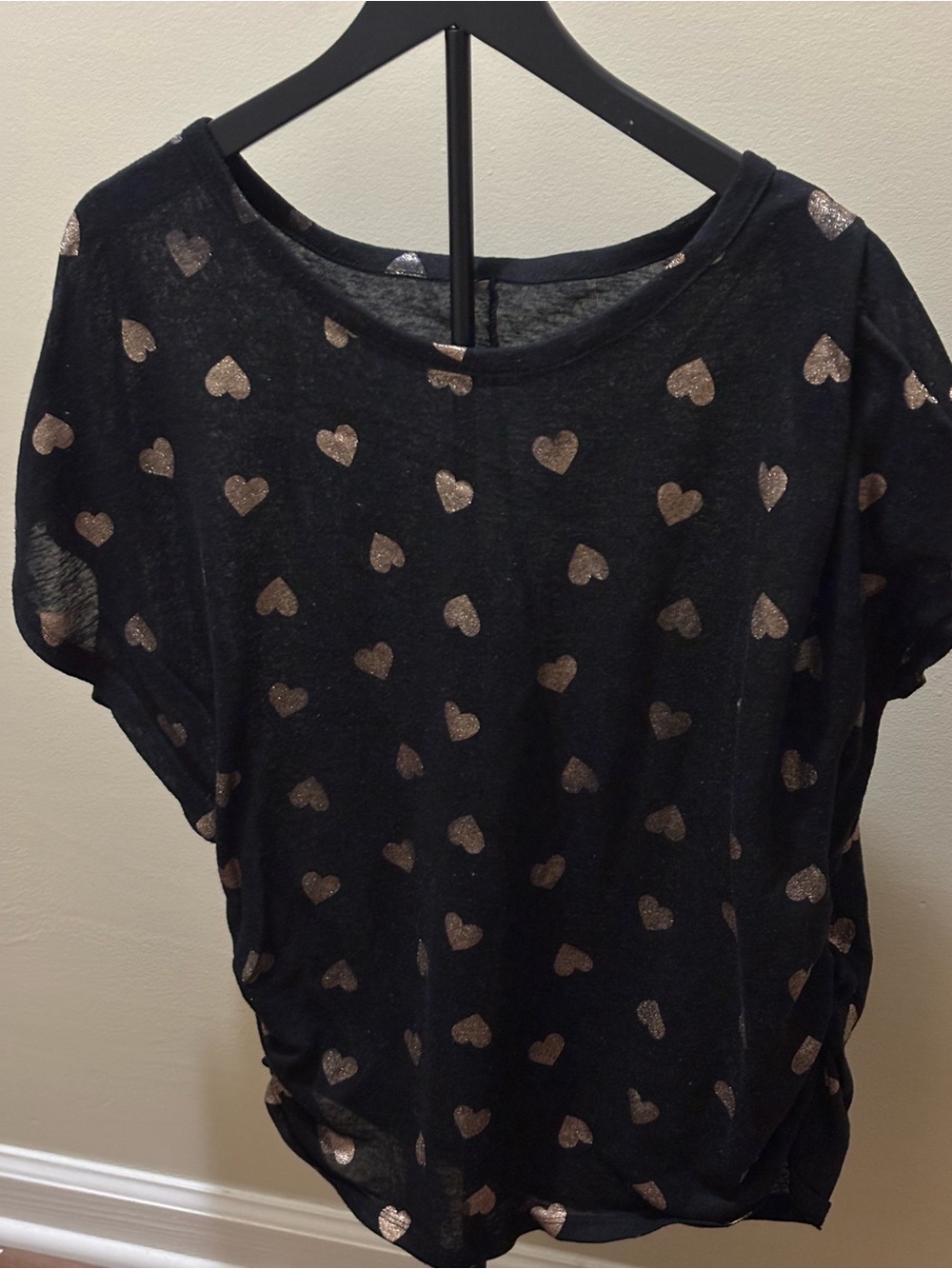 The Lot Of 2 Rouge Collection Glam Red & Black Gold Top in 3X size - Picture 6 of 9